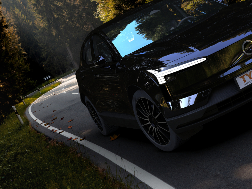 LAMERA (L)|Schwarz Matt Poliert 20