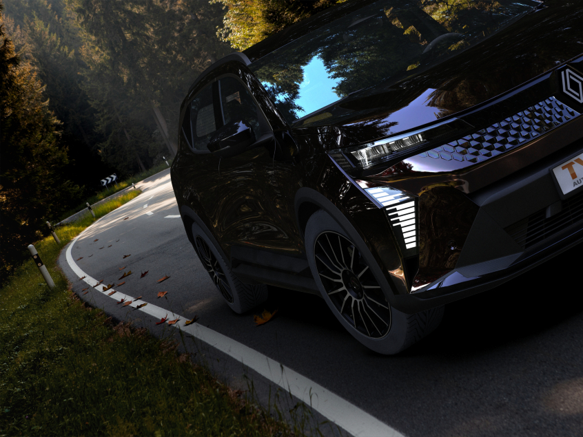 LAMERA (L)|Schwarz Matt Poliert 19