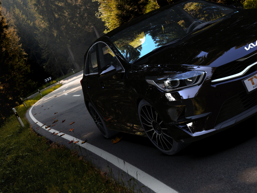 LAMERA (L)|Schwarz Matt Poliert 19