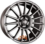 OZ SUPERTURISMO DAKAR Matt Graphite + Silver Lettering Einteilig 9.00 x 21 ET 21.00  5x112