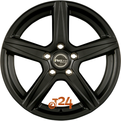 PROLINE WHEELS CX200 6.5x15 ET38 5x105 Black Matt Einteilig