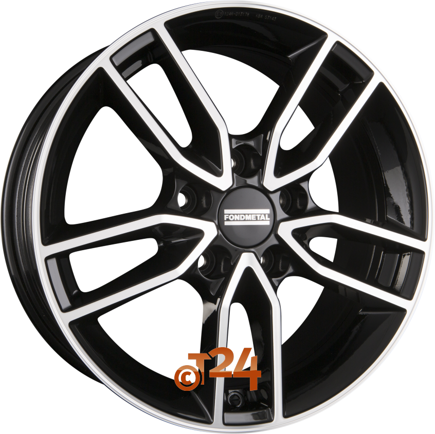 KOROS|Glossy Black Machined - Diamond Black 17