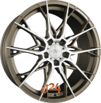 AXXION X1 Bronze Matt Poliert (BRP) Einteilig 8.50 x 19 ET 45.00  5x112