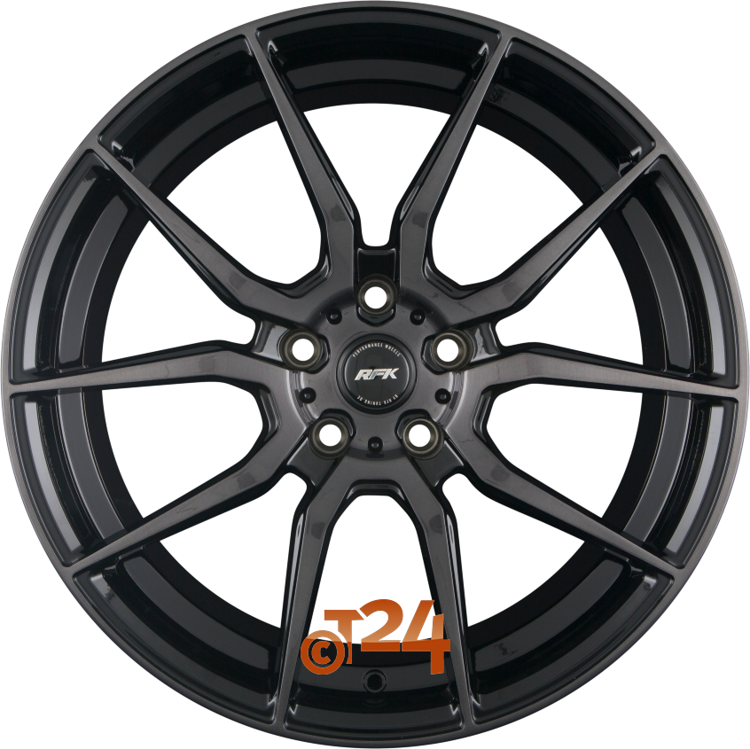 GLS303|Gloss Black Brushed Face 20