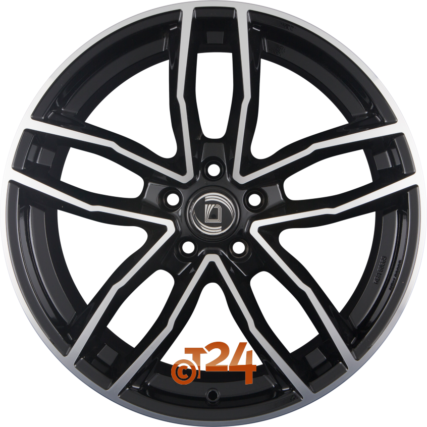 ALITO|NERO S MACHINED - Schwarz Glanz Frontpoliert 17