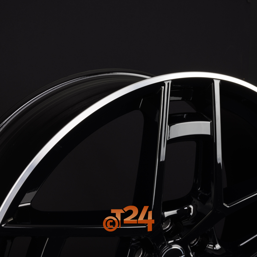 TF|Black Rim Polished Glossy 24