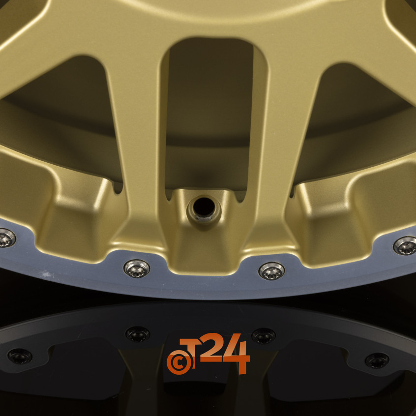 COMBAT CV|Gold Matt Lip + Cap Polish 18