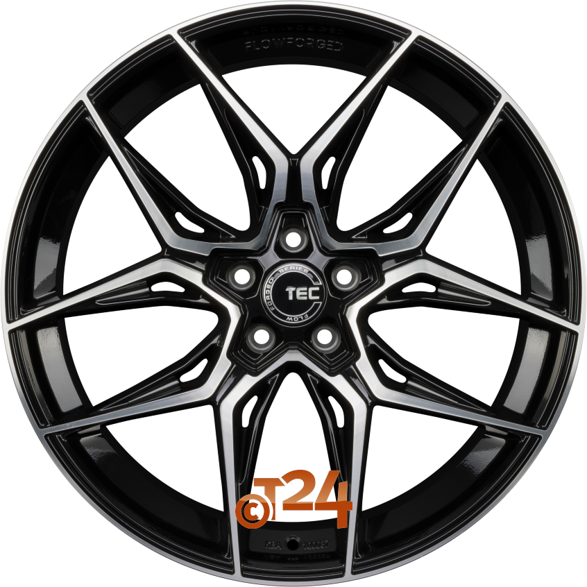 GT9 FLOWFORGED|Schwarz Glanz Frontpoliert 20