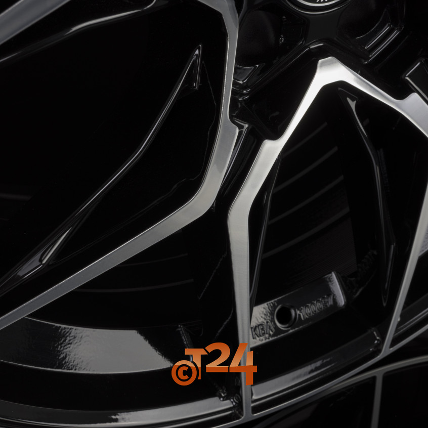 GT9 FLOWFORGED|Schwarz-Glanz Frontpoliert 19