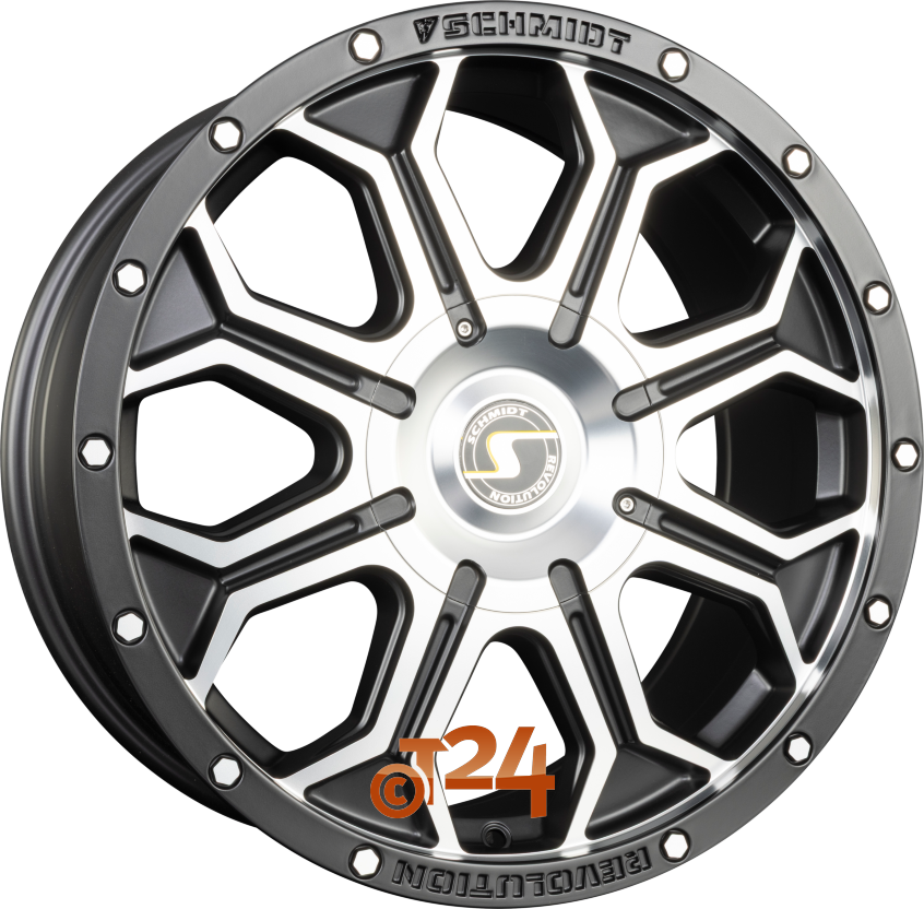 18HDX|Satin Black Front Poliert mit Softhorn 18