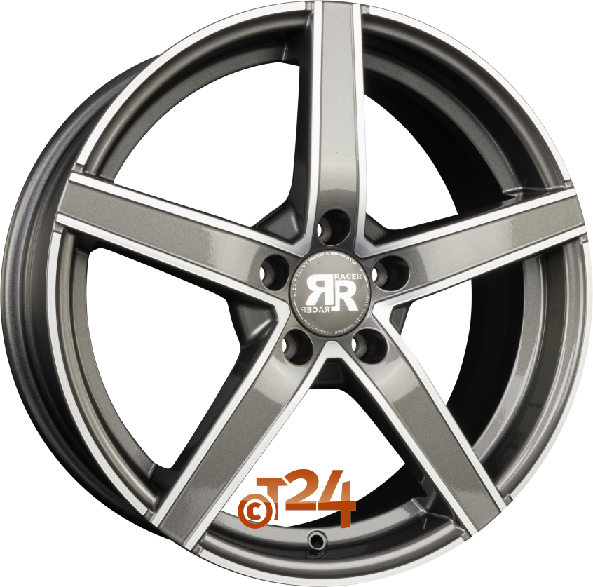 ARTIC EVO|Gris Face Polie - Gun Machined Face 17