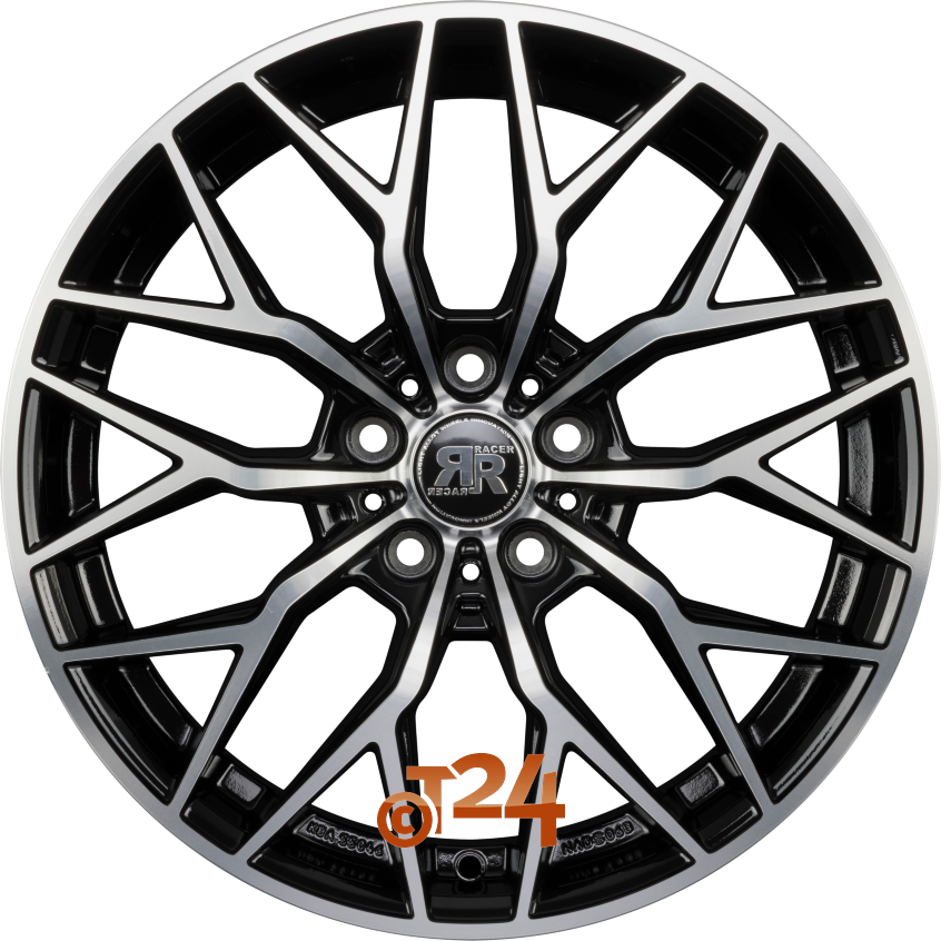 MYGAL|Noir Brillant Face Polie - Bright Black Machined 19
