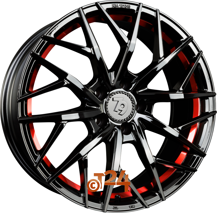 SSF-1|Black Glossy Red Inner Lip (BGRIL) 19