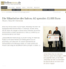  Die Mitarbeiter der Saitow AG spenden 12.000 Euro