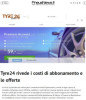 Tyre24 rivede i costi di abbonamento e le offerte