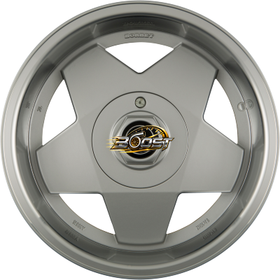 BORBET A Silver Polished — Zilver lichtmetalen velg