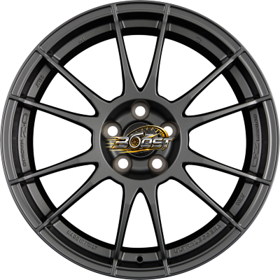 OZ ULTRALEGGERA HLT Matt Graphite — Grijs/antraciet lichtmetalen velg
