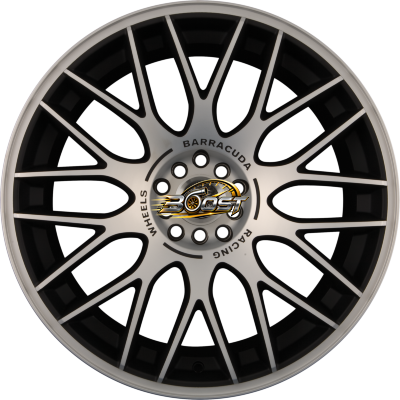 BARRACUDA KARIZZMA Matt Black Polished 8.00x18 5x112 BARRACUDA KARIZZMA Matt Black Polished 8.00x18 5x112