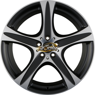 RONAL R55 SUV Mattschwarz-Frontkopiert 8.50x18 5x112 RONAL R55 SUV Mattschwarz-Frontkopiert 8.50x18 5x112