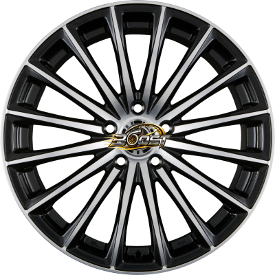 24H DU MANS GP1 Satin Black Machined Face 6.50x15 5x114 24H DU MANS GP1 Satin Black Machined Face 6.50x15 5x114