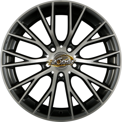 MAK MÜNCHEN Gun Metallic Mirror Face 8.50x20 5x108 MAK MÜNCHEN Gun Metallic Mirror Face 8.50x20 5x108