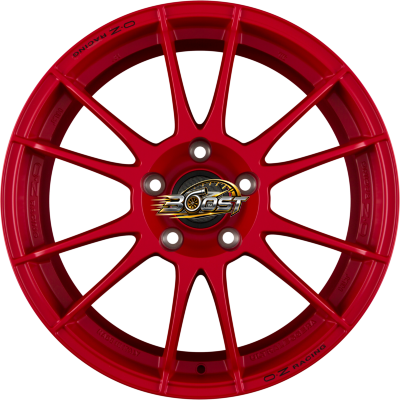OZ ULTRALEGGERA HLT Matt Red — Rood lichtmetalen velg