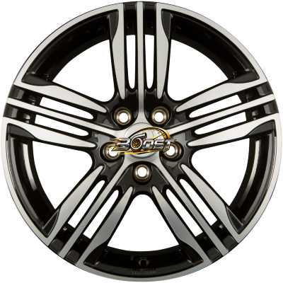 RONAL R57 Schwarz-Frontkopiert 7.50x17 5x114 RONAL R57 Schwarz-Frontkopiert 7.50x17 5x114