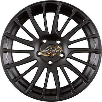 BORBET LS2 Black Matt — Zwart lichtmetalen velg