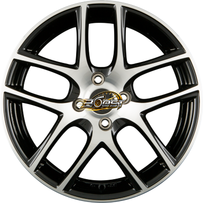 OXXO VAPOR (RG12) POLISHED - Black Polished — Zwart lichtmetalen velg