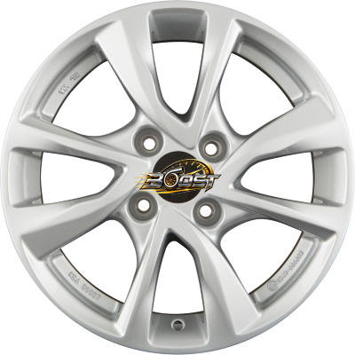 OXXO OBERON 4 (OX7) Silver 6.00x15 4x100 OXXO OBERON 4 (OX7) Silver 6.00x15 4x100