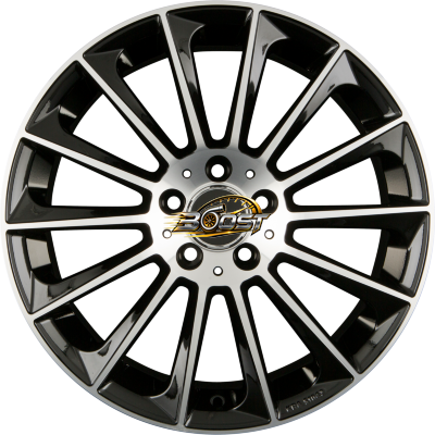 GMP ITALIA STELLAR Black Diamond — Zwart lichtmetalen velg