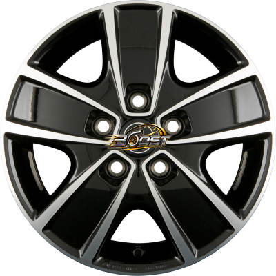 BORBET CWG Black Polished — Zwart lichtmetalen velg