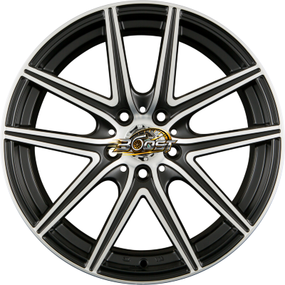 HORNET Satin Black Machined Face