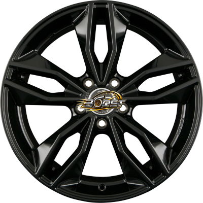 MSW MSW 71 Gloss Black — Zwart lichtmetalen velg