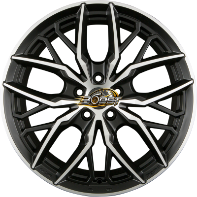 MOMO SPIDER Black Matt Polished 9.50x19 5x112 MOMO SPIDER Black Matt Polished 9.50x19 5x112