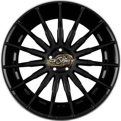 artFORM AF-401 Black Rim Polished — Zwart lichtmetalen velg
