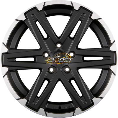 GREZZO NERO MACHINED - Schwarz Matt Frontpoliert