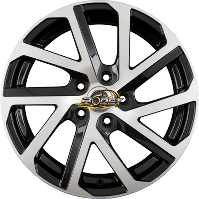 INFINY COBALT Gloss Black Machined Face 7.50x17 5x110 INFINY COBALT Gloss Black Machined Face 7.50x17 5x110