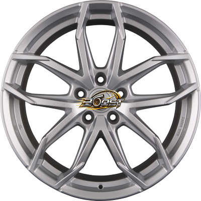 RIAL LUCCA Polar-Silber — Zilver lichtmetalen velg