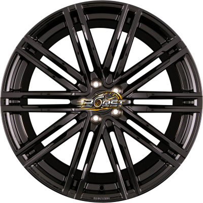ULTRA WHEELS UA12-TURBO Black Painted — Zwart lichtmetalen velg