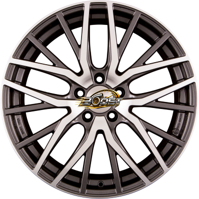 AEZ PANAMA DARK - Gunmetal Polished — Grijs/antraciet lichtmetalen velg