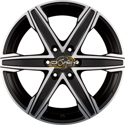 MAK KING 6 Ice Black — Zwart lichtmetalen velg