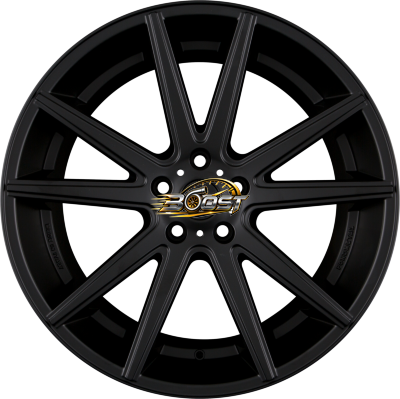 FONDMETAL STC-10 CONCAVE Matt Black — Zwart lichtmetalen velg