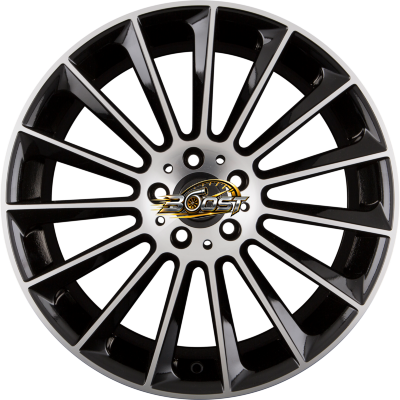 CARMANI CA17 FRITZ Black Polish (BP) — Zwart lichtmetalen velg