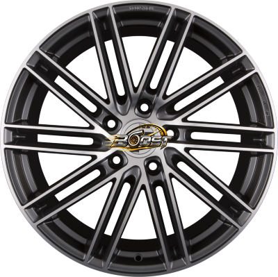 MAK LEIPZIG Gun Metal Mirror Face 10.00x21 5x130 MAK LEIPZIG Gun Metal Mirror Face 10.00x21 5x130
