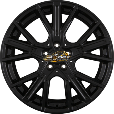 2DRV by WHEELWORLD WH34 Schwarz Glänzend Lackiert (SW+) — Zwart lichtmetalen velg