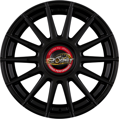 Damina Performance DM09 Black Painted Red Ring 8.50x19 5x112 Damina Performance DM09 Black Painted Red Ring 8.50x19 5x112