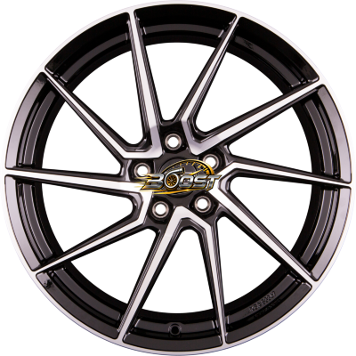 DOTZ SPA DARK - Schwarz Glänzend Frontpoliert 8.00x18 5x112 DOTZ SPA DARK - Schwarz Glänzend Frontpoliert 8.00x18 5x112