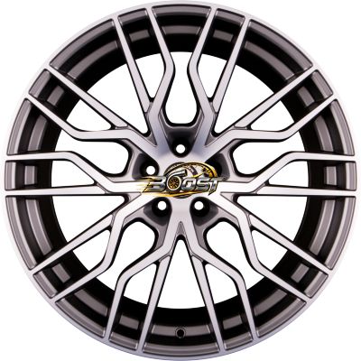 ETABETA MEDUSA Matt Anthracite Full Polish — Grijs/antraciet lichtmetalen velg