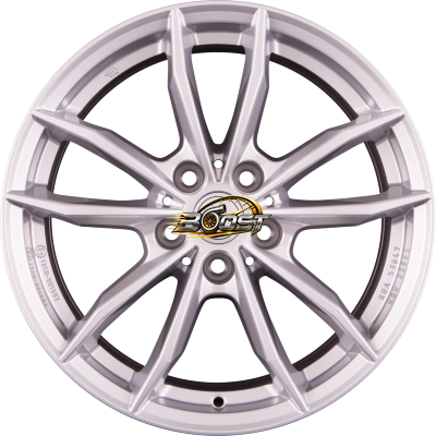 RIAL X12 Polar-Silber — Zilver lichtmetalen velg